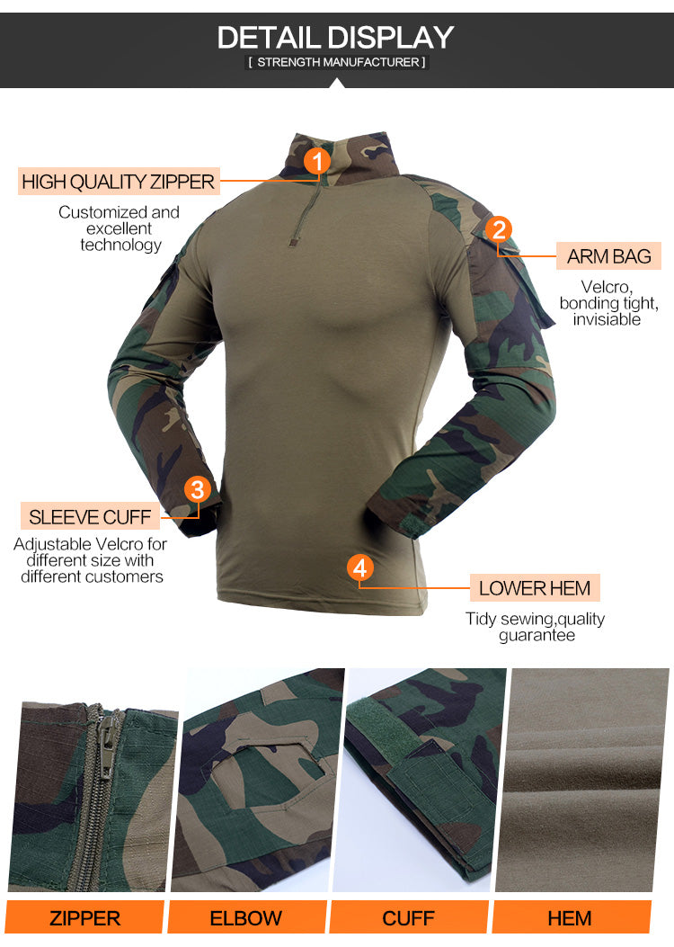 COREX® Men's Tactical Military Suits Long Sleeve