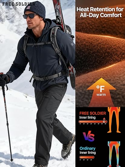 COREX® Men's Waterproof Softshell Fleece Pants