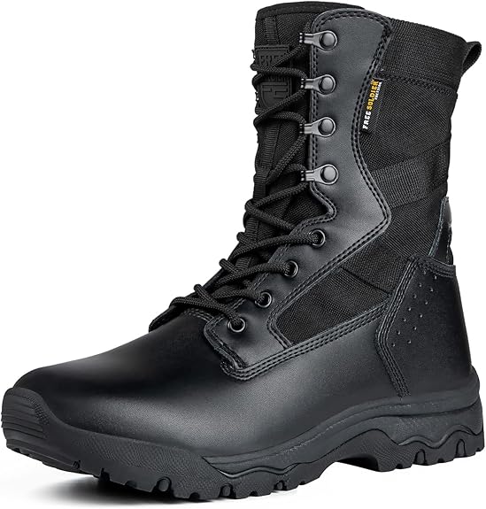 COREX® Tactical 8-inch rain black boots