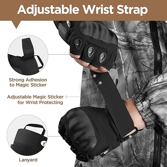 COREX® Unisex Fingerless Tactical Gloves